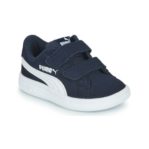 Scarpe bambino ragazzo Puma SMASH INF Marine, ideali per comfort e stile nel tempo libero. Realizzate con materiali di alta qualità, queste scarpe offrono supporto e resistenza, perfette per le attività quotidiane. Design accattivante in blu marino, adatte per ogni occasione. Acquista ora le Puma SMASH INF Marine per un look alla moda e funzionalità ottimale.