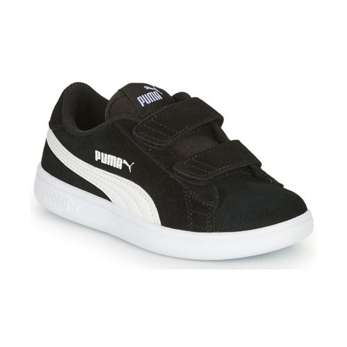 Puma Scarpe bambino ragazzo SMASH Nero - elegante sneakers per ragazzi, ideale per il tempo libero e le attività sportive. Design alla moda con logo Puma, suola resistente e comfort ottimale. Perfette per ogni occasione e facili da abbinare. Disponibili ora!