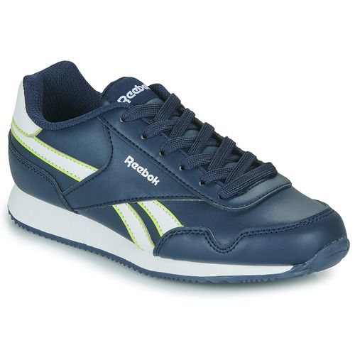 "Reebok Classic Scarpe bambino ragazzo REEBOK ROYAL CL JOG 3.0 Marine - Sneakers comode e alla moda per il tuo bambino, perfette per ogni occasione. Design versatile in blu marino, ottima scelta per comfort e stile. Acquista ora e regalati un look trendy con le migliori scarpe Reebok per ragazzi."