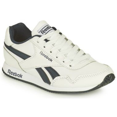 Scarpe Reebok Classic per bambino e ragazzo, modello REEBOK ROYAL CLJOG in colore bianco. Design elegante e versatile, ideale per ogni occasione. Comfort e stile uniti per accompagnare le avventure quotidiane dei più giovani. Perfette per sport, scuola e tempo libero. Acquista le migliori scarpe per bambini e scopri la qualità Reebok.
