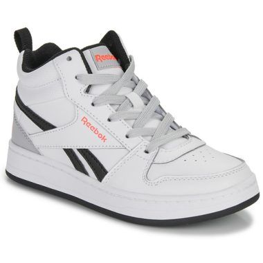 Scarpe bambino ragazzo Reebok Classic REEBOK ROYAL PRIME MID 2.0 Bianco, sneakers di alta qualità per l'uso quotidiano, eleganti e comode, ideali per il tempo libero e le attività sportive. Design moderni e versatili, perfette per ogni outfit. Acquista ora per il massimo comfort e stile.