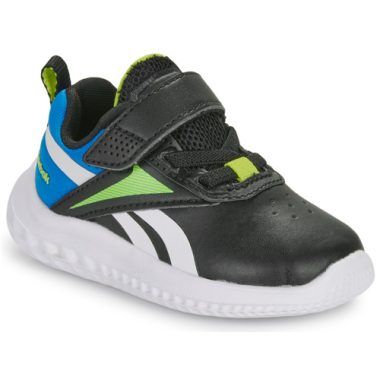 Scarpe bambino ragazzo Reebok Sport RUSH RUNNER 5 SYN ALT nere, ideali per attività sportive e tempo libero, design moderno e confortevole, perfette per garantire supporto e stile ai giovani atleti.