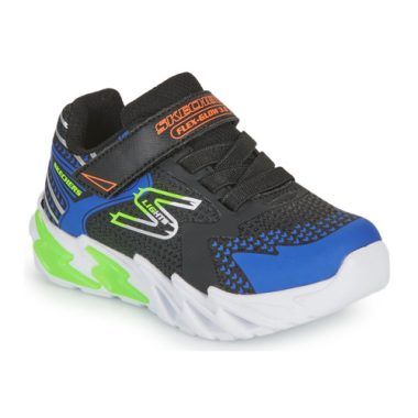 Scarpe bambino ragazzo Skechers FLEX GLOW BOLT Nero, scarpe sportive con luci LED, design moderno e confortevole, ideali per attività quotidiane e giochi all'aperto. Perfette per bambini attivi, queste scarpe offrono supporto e stile. Acquista ora il modello Skechers per garantire comfort e divertimento ai tuoi ragazzi.