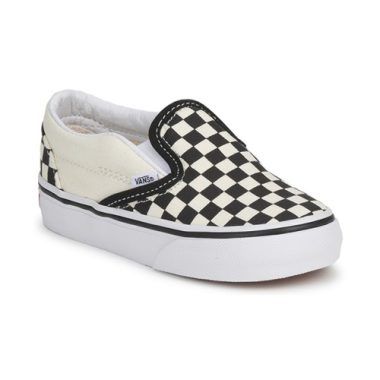 Scarpe bambino ragazzo Vans Classic Slip-On KIDS Bianco, sneaker comode e stilose, ideali per il tempo libero e per la scuola. Design classico e versatile, perfette per abbinamenti casual. Disponibili in diverse taglie, offrono una calzata facile grazie alla sua chiusura slip-on. Fai scoprire il comfort e la qualità di Vans ai tuoi bambini con queste fantastiche scarpe!