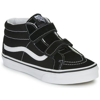 Scarpe bambino ragazzo Vans SK8-MID REISSUE V in colore nero, perfette per il comfort e lo stile. Design iconico e resistente, ideali per ragazzi attivi. Acquista ora le Vans SK8-MID REISSUE V per un look alla moda e una calzata sicura.