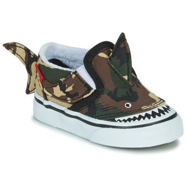Scarpe Vans Slip-On V Shark Nero per bambino e ragazzo, ideali per uno stile casual e alla moda. Design elegante e comodo, perfetto per ogni occasione. Acquista ora le Vans Scarpe bambino ragazzo per un look trendy e pratico.
