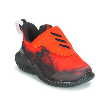 Scarpe bambino ragazzo adidas FORTARUN SPIDER-MAN Rosso, ideali per attivi piccoli sportivi. Design accattivante ispirato a Spider-Man, comfort e leggerezza per attività all'aperto. Perfette per scuola e tempo libero.