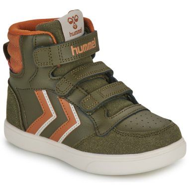 Scarpe bambino ragazzo hummel STADIL PRO JR Verde, sneakers sportive di alta qualità, ideali per il tempo libero e le attività all'aperto. Design moderno e comodo, perfetto per ragazzi. Acquista ora le scarpe hummel per un look alla moda e massimo comfort.