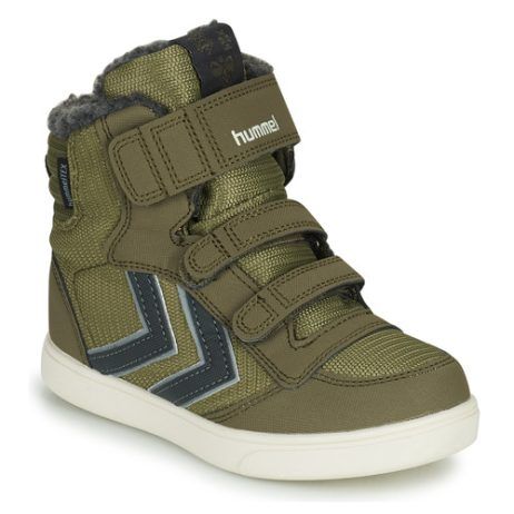 Scarpe bambini ragazzo hummel  STADIL SUPER POLY BOOT MID RECYCLE JR  Kaki hummel 5700497361510