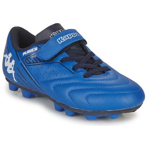 Scarpe da calcio bambino ragazzo Kappa PLAYER FC KID EV Blu, design moderno e colori vivaci, perfette per prestazioni elevate e comfort durante il gioco. Ideali per giovani calciatori, queste scarpe offrono stabilità e supporto, garantendo un’ottima aderenza al campo. Acquista ora le migliori scarpe da calcio Kappa per i tuoi bambini!