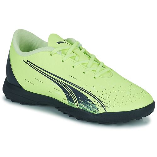 Scarpe da calcio bambino ragazzo Puma ULTRA PLAY TT Giallo, ideali per giovani calciatori. Queste scarpe leggere e confortevoli offrono una presa eccellente sui terreni sintetici grazie alla loro suola ottimizzata. Design accattivante e colori vivaci per garantire stile e performance in campo. Perfette per allenamenti e partite, garantiscono supporto e stabilità ai piedi dei bambini. Acquista ora le Puma Scarpe da calcio bambino ragazzo ULTRA PLAY TT Giallo per un gioco al massimo delle performance!