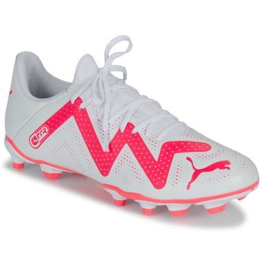 Scarpe da calcio uomo Puma FUTURE PLAY FG/AG in bianco, ideali per prestazioni elevate e comfort durante il gioco. Perfette per campi in erba naturale e sintetica, queste scarpe da sport offrono un'ottima trazione e supporto. Acquista ora le Puma FUTURE PLAY FG/AG per elevare il tuo gioco sul campo.