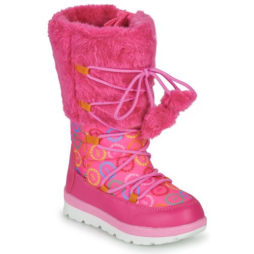 Scarpe da neve bambina ragazza Agatha Ruiz de la Prada APRES SKI rosa. Eleganti e colorate, queste scarpe da neve sono perfette per le avventure invernali. Realizzate con materiali di alta qualità, offrono comfort e calore. Ideali per sciare, fare escursioni sulla neve o semplicemente per divertirsi all'aperto. Aggiungi un tocco di stile alla tua collezione invernale con queste fantastiche scarpe da neve per bambina.