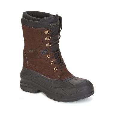Scarpe da neve uomo KAMIK NATION PLUS marrone, ideali per affrontare condizioni invernali rigide. Queste scarpe impermeabili offrono calore e comfort, con suola antiscivolo per una migliore aderenza su neve e ghiaccio. Perfette per escursioni sulla neve e attività all'aperto. Acquista ora le KAMIK NATION PLUS marrone e assicurati un inverno caldo e sicuro!