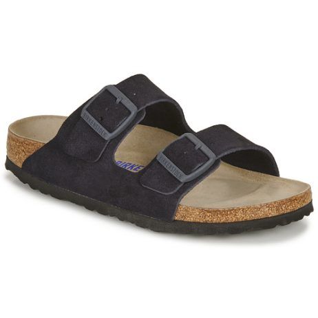 Ciabatta uomo Birkenstock ARIZONA SFB Marine, in tinta blu scuro, con suola comoda e design ergonomico. Perfetta per l'estate, ideale per il tempo libero e per un look casual. Acquista ora le tue ciabatte Birkenstock ARIZONA SFB Marine per un comfort senza pari.