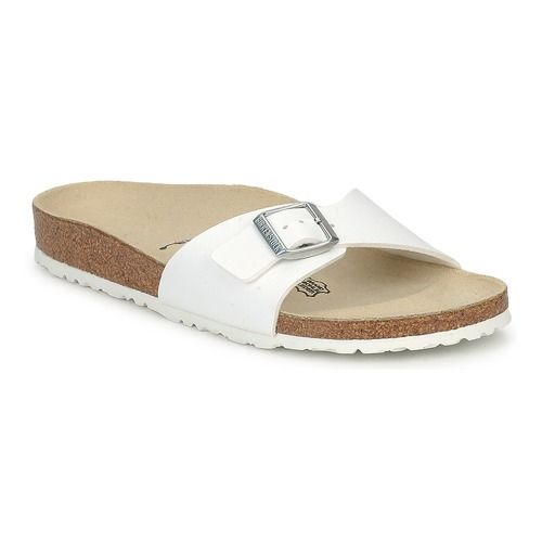 Scarpe uomo Birkenstock MADRID Bianco, ciabatta elegante e confortevole in pelle, ideale per la stagione estiva. Design classico con fibbia regolabile per la massima adattabilità, perfetta per ogni occasione casual. Acquista ora le Birkenstock MADRID Bianco e assicurati stile e comfort per i tuoi piedi.