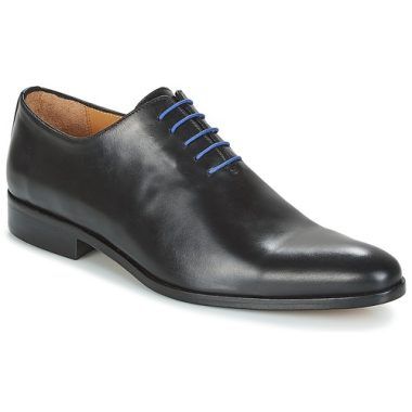 Scarpe da uomo Brett & Sons AGUSTIN in pelle nera, modello Richelieu elegante e raffinato, perfette per occasioni formali e uso quotidiano. Design classico con dettagli sofisticati, ideali per completare look distintivi e professionali.