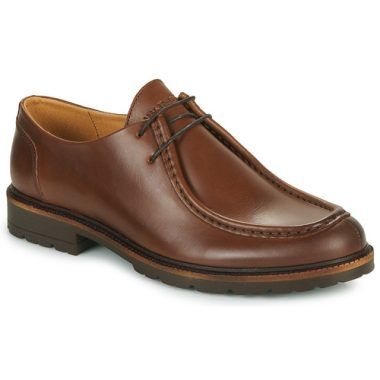 Scarpe uomo Carlington ALBERT Marrone, eleganti derby in pelle, ideali per uomo alla moda, perfette per occasioni formali e casual. Comfort e stile uniti in un'unica calzatura di alta qualità.