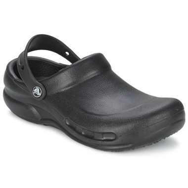 Zoccoli Crocs BISTRO Nero per uomo, comodi e resistenti, ideali per lavoro e tempo libero. Design elegante e funzionale, perfetti per ristoranti e professioni nel settore alimentare. Scarpe antiscivolo e facili da pulire, garantiscono comfort e sicurezza durante tutta la giornata. Acquista ora i Crocs BISTRO Nero per un look pratico e stiloso.