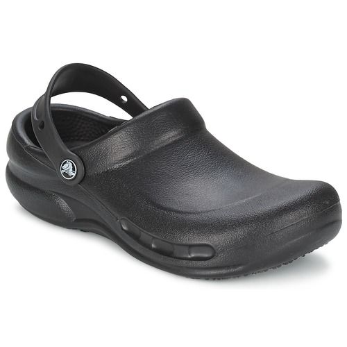 Zoccoli Crocs BISTRO Nero per uomo, comodi e resistenti, ideali per lavoro e tempo libero. Design elegante e funzionale, perfetti per ristoranti e professioni nel settore alimentare. Scarpe antiscivolo e facili da pulire, garantiscono comfort e sicurezza durante tutta la giornata. Acquista ora i Crocs BISTRO Nero per un look pratico e stiloso.