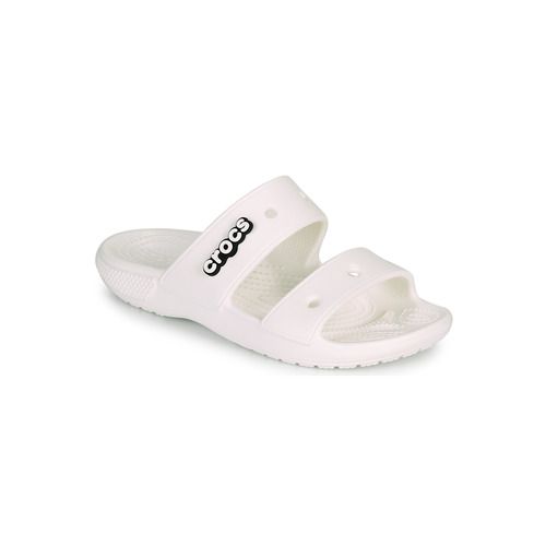 "Ciabatte uomo Crocs CLASSIC CROCS SANDAL Bianco, comode e leggere, perfette per l'estate. Scarpe Crocs ideali per il relax e le attività all'aperto, con design classico e materiali di alta qualità."