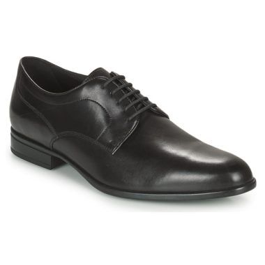 Scarpe uomo Geox IACOPO Nero Derby, eleganti e confortevoli, ideali per ogni occasione. Realizzate con materiali di alta qualità, offrono una calzata perfetta e traspirabilità. Perfette per il lavoro o per il tempo libero, queste scarpe sono un must-have nel guardaroba maschile. Acquista ora le Geox IACOPO Nero Derby Uomo per un look raffinato e contemporaneo.