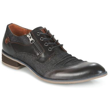 Scarpe Derby uomo Kdopa MONTMARTRE in pelle nera, eleganti e versatili, ideali per ogni occasione. Design contemporaneo e comfort eccezionale, perfette per un look raffinato e alla moda. Scarpe Kdopa MONTMARTRE Nero per un tocco di stile maschile.