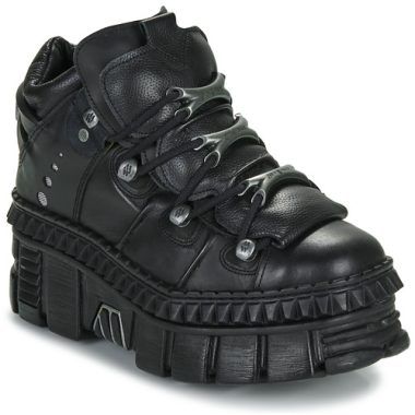 Scarpe uomo New Rock WALL 106 Nero Derby, eleganti e di alta qualità, perfette per ogni occasione. Design moderno e materiali di prima scelta per garantire comfort e stile. Acquista ora le tue New Rock WALL 106 per un look unico e raffinato.