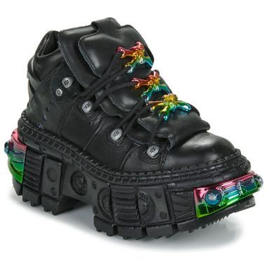 Scarpe New Rock WALL 106 Nero Derby Uomo, eleganti e resistenti, perfette per un look sofisticato. Ideali per occasioni formali e casual, realizzate con materiali di alta qualità per garantire comfort e stile. Acquista ora le New Rock WALL 106 per esprimere la tua personalità con un tocco distintivo.