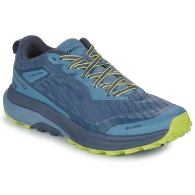 Scarpe da running Uomo VIKING FOOTWEAR Anaconda Trail Low GTX M Blu, ideali per avventure all'aperto e attività sportive. Design intelligente con materiali di alta qualità per comfort e durata. Perfette per sentieri e trekking, queste scarpe offrono una soletta traspirante e una suola antiscivolo per una performance eccezionale. Scopri il massimo del supporto e dello stile con VIKING FOOTWEAR.