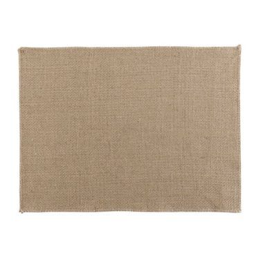 Set da tavola    2 SETS DE TABLE 33 x 45 CM JUTE UNI LENY X2  Kaki