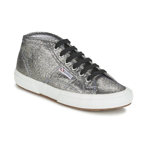 Superga alte argento on sale