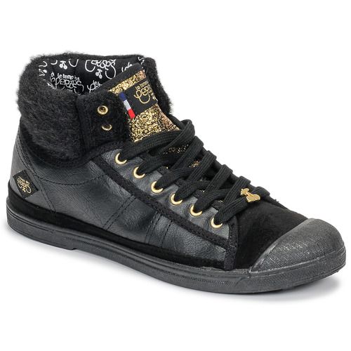 Sneakers alte Le Temps des Cerises BASIC 03 Nero per donna, eleganti e versatili, ideali per ogni occasione. Design moderno e comfort ottimale, perfette per completare il tuo outfit. Acquista ora le migliori sneakers alte sul mercato!