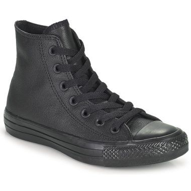 Sneakers alte uomo Converse CHUCK TAYLOR ALL STAR MONO HI Nero, stile iconico e versatile, perfette per un look casual. Acquista ora queste sneakers in pelle nera, ideali per ogni occasione, con suola in gomma resistente per comfort e durata.