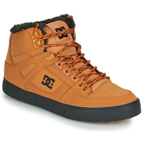 Sneakers alte uomo DC Shoes PURE HT WC WNT marrone, perfette per un look sportivo e casual. Realizzate con materiali di alta qualità, queste scarpe offrono comfort e stile per ogni occasione. Ideali per gli amanti della moda urbana, queste sneakers sono un must-have per il tuo guardaroba. Disponibili ora per un acquisto veloce e sicuro!