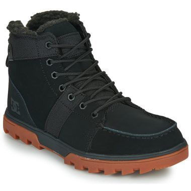 Sneakers alte uomo DC Shoes WOODLAND in nero, perfette per uno stile urbano e sportivo. Design moderno e confortevole, ideali per ogni occasione. Acquista ora le DC Shoes WOODLAND per un look trendy e dinamico.