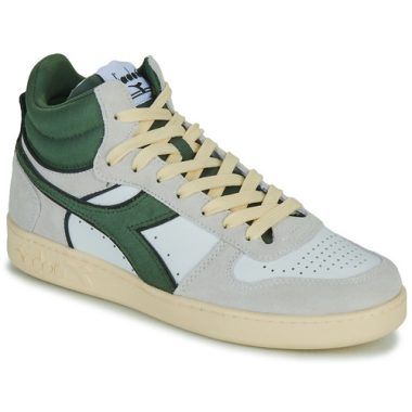 Sneakers alte uomo Diadora MAGIC BASKET DEMI CUT SUEDE LEATHER in bianco, eleganti e comode, ideali per un look casual e sportivo. Perfette per il tempo libero e le attività quotidiane, queste sneakers offrono stiloso supporto e versatilità. Acquista ora per elevare il tuo guardaroba con le Diadora MAGIC BASKET.