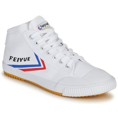 "Feiyue FE LO 1920 MID Bianco Sneakers alte Uomo, eleganti e versatili, perfette per ogni occasione. Queste sneakers offrono comfort e stile, ideali per chi cerca una calzatura alta di qualità. Scopri il tuo nuovo paio di scarpe trendy e alla moda con il design bicolor bianco. Disponibili ora per un look moderno e urban."
