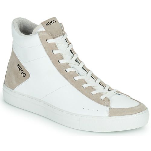 Sneakers alte uomo HUGO Futurism_Hito_flsd in bianco, dal design moderno e sportivo, ideali per un look casual e alla moda. Comfort e stile uniti in un'unica scarpa di alta qualità. Acquista ora le HUGO Futurism_Hito_flsd bianche per elevare il tuo guardaroba!