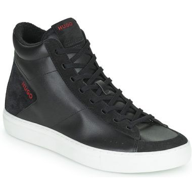 Sneakers alte da uomo HUGO Futurism_Hito_flsd in nero, dalle linee moderne e stilose. Ideali per un look casual e contemporaneo, queste sneakers offrono comfort e supporto ottimali. Perfette per ogni occasione, aggiungi un tocco di eleganza al tuo guardaroba con le sneakers HUGO.