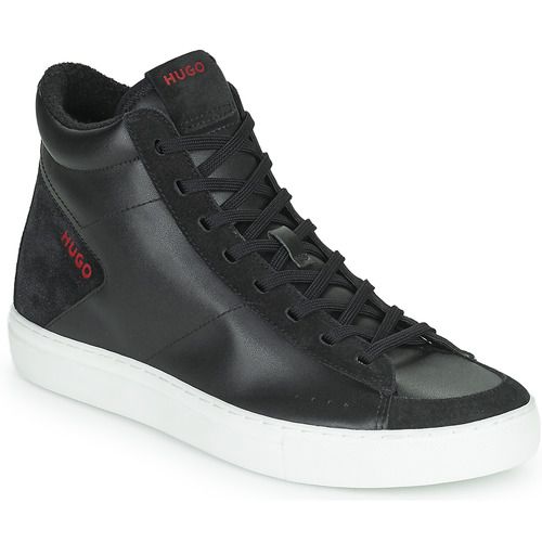 Sneakers alte da uomo HUGO Futurism_Hito_flsd in nero, dalle linee moderne e stilose. Ideali per un look casual e contemporaneo, queste sneakers offrono comfort e supporto ottimali. Perfette per ogni occasione, aggiungi un tocco di eleganza al tuo guardaroba con le sneakers HUGO.