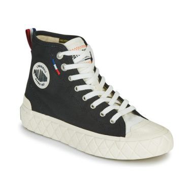 Sneakers alte uomo Palladium PALLA ACE CVS MID in nero, ideali per un look casual e alla moda. Scarpe perfette per ogni stagione, caratterizzate da un design versatile e confortevole. Scopri il comfort e lo stile delle Palladium PALLA ACE CVS MID, un must-have per il tuo guardaroba.