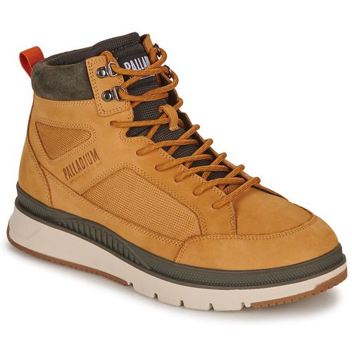 Sneakers alte uomo Palladium PALLASIDER MID CUFF marrone, ideali per un look casual e alla moda. Realizzate con materiali di alta qualità, queste scarpe offrono comfort e stile per ogni occasione. Perfette per lunghe passeggiate e attività all'aperto, le Palladium PALLASIDER MID CUFF sono un must-have per gli amanti delle sneaker. Acquista ora e completa il tuo outfit con queste versatili sneakers.