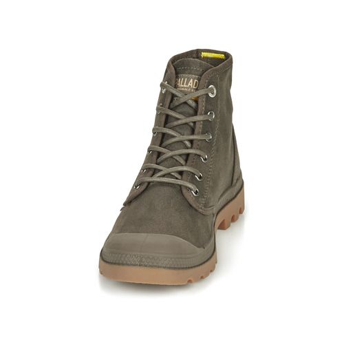 Palladium  PAMPA CANVAS  Marrone -  Sneakers alteUomo - 3