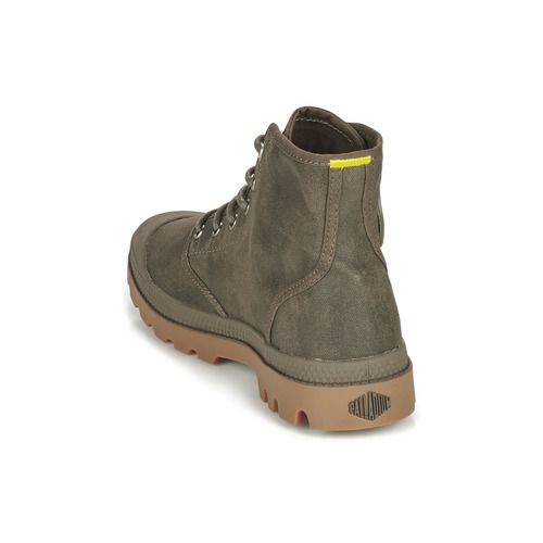 Palladium  PAMPA CANVAS  Marrone -  Sneakers alteUomo - 5
