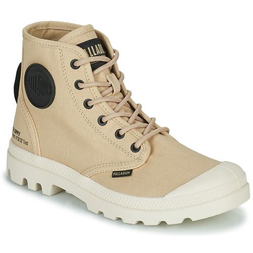Sneakers alte uomo Palladium PAMPA HI HTG SUPPLY beige, ideali per un look casual e alla moda. Realizzate con materiali di alta qualità, queste scarpe offrono comfort e stile per ogni occasione. Acquista ora le sneakers Palladium per un'eleganza senza tempo.