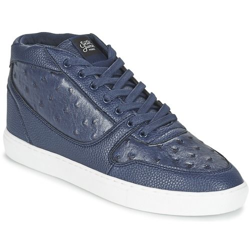 Sneakers alte Uomo Sixth June NATION PEAK Blu, design trendy e moderno, perfette per ogni outfit. Comfort e stile per un look urbano. Disponibili su outletscarpeonline.it.