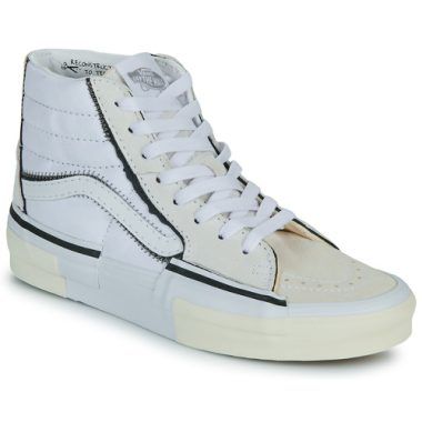 Sneakers alte Uomo Vans SK8-Hi Reconstruct Bianco, perfette per uno stile urbano e casual. Realizzate con materiali di alta qualità, queste scarpe offrono comfort e durata. Ideali per abbinamenti versatili, adatte a ogni stagione. Acquista ora per aggiungere un tocco iconico al tuo guardaroba!