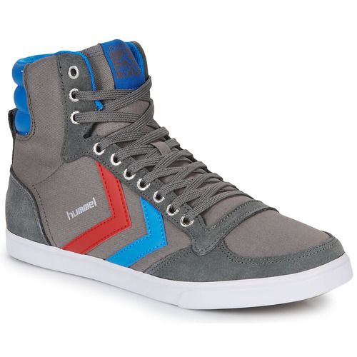 Sneakers alte uomo Hummel SLIMMER STADIL HIGH in grigio, eleganti e versatili, perfette per ogni occasione. Acquista ora le Hummel SLIMMER STADIL HIGH per un look alla moda e comfort ottimale.