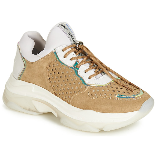 Bronx beige sneakers clearance